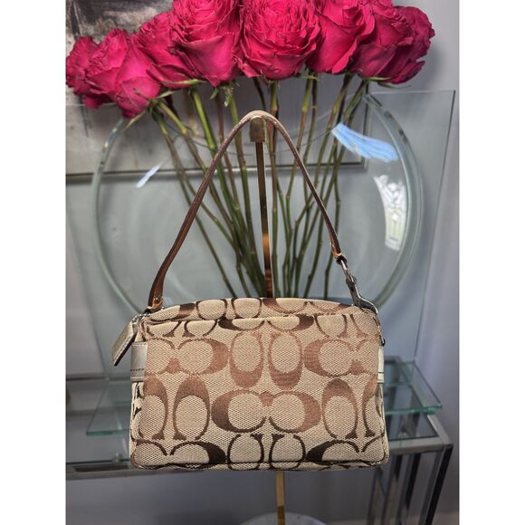 Vintage Coach Mini Legacy Signature Gallery Purse - Picture 2 of 10